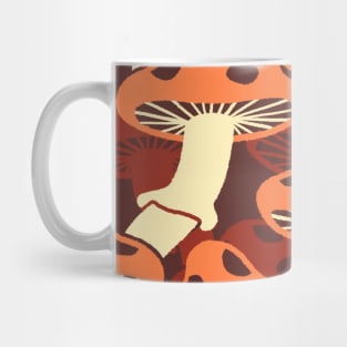 Double Mushroom Pattern 1 Mug